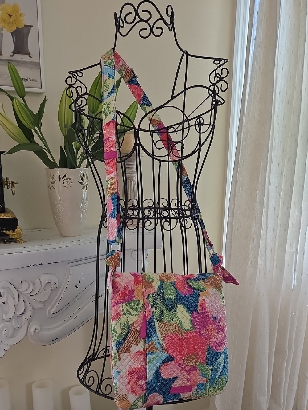 Vera Bradley Colorful Floral Crossbody Bag